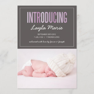 INTRODUCCIÓN DE LA INVITACIÓN DEL NACIMIENTO DEL