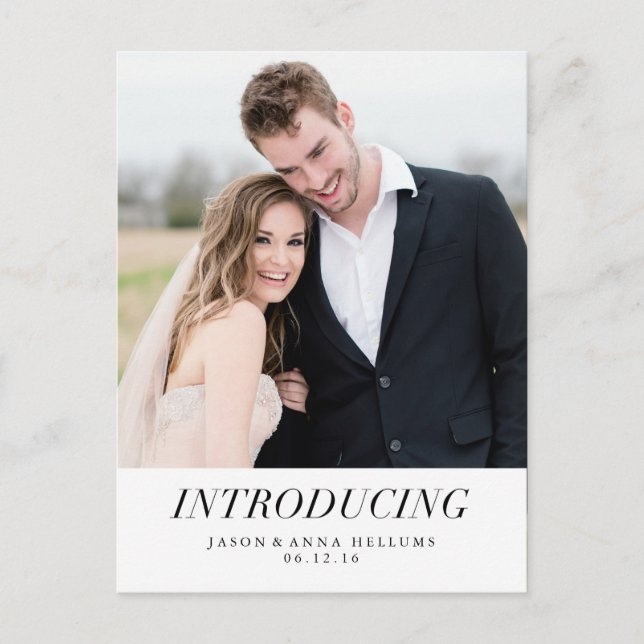 Introducción | Invitación de Boda fotográfico mode (Anverso)