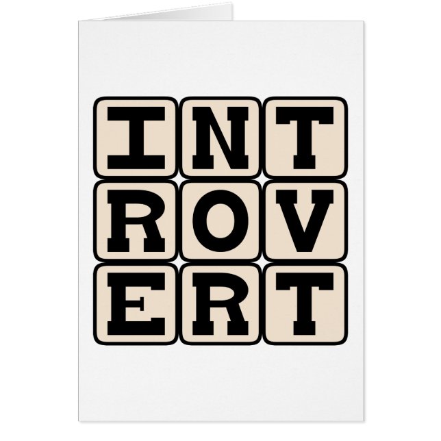 Introvertido, rasgo de personalidad (Frente)