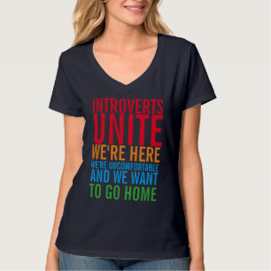 INTROVERTIDOS Camiseta ÚNICA
