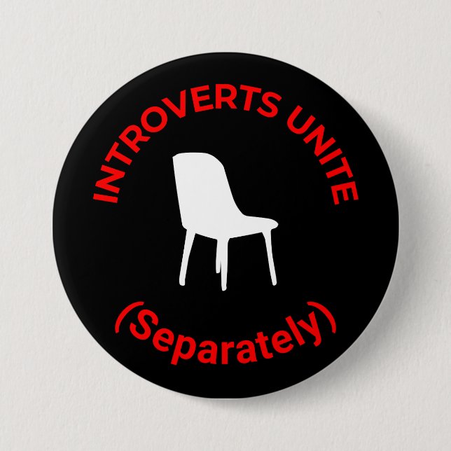 Introvertidos unidos (por separado) - botón redond (Anverso)