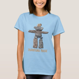 Inukshuk Haida Stones se burla de camiseta norteam