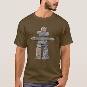 Inukshuk Inuit Stones Nativo Camiseta Estadouniden