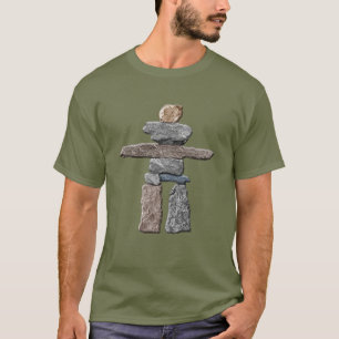 Inukshuk Inuit Stones Nativo Camiseta Estadouniden