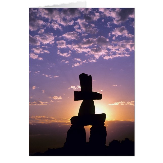 Inukshuk Territorios del Noroeste, Canadá (Frente)