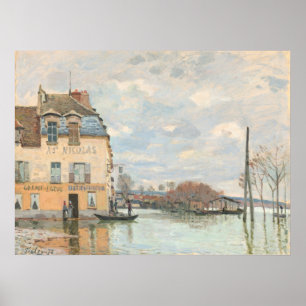 Inundación en Port-Marly - Alfred Sisley Arte Refi