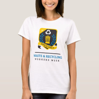 Inútil y reciclando la camisa de las mujeres de la