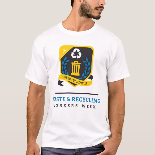 Inútil y reciclando la camisa de los hombres de la (Anverso)