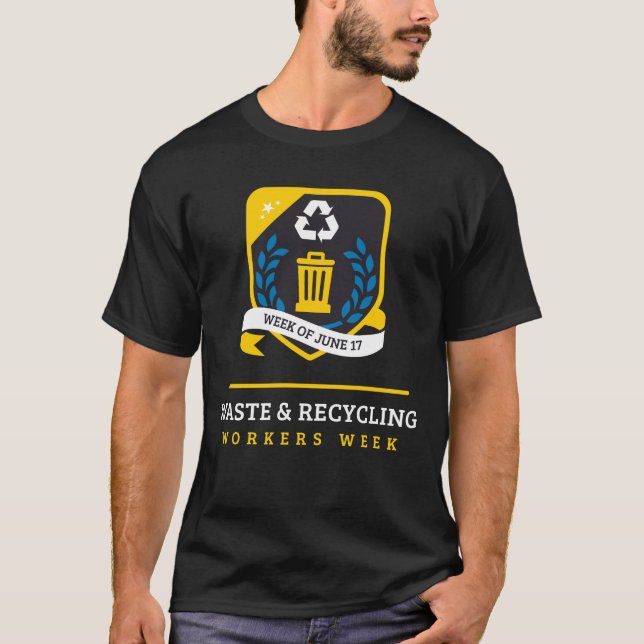 Inútil y reciclando la camisa de los hombres de la (Anverso)