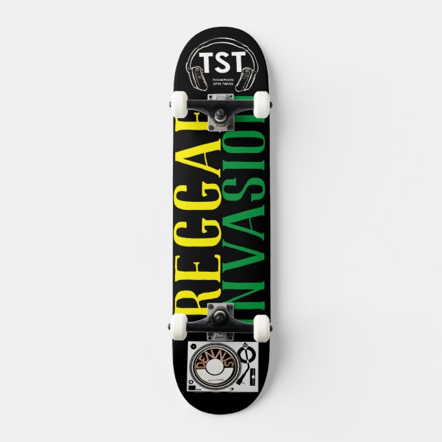INVASIÓN DE REGGAE Skateboard (Anverso)
