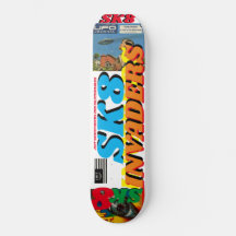 INVASORES DEL SK8 JMT 8 1/4" Tabla de Skateboard
