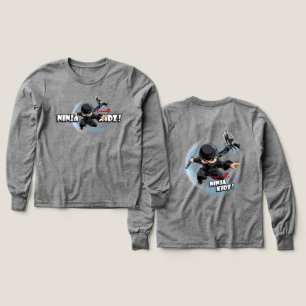Invencibles Ninja Kidz Camiseta Manga Larga de T