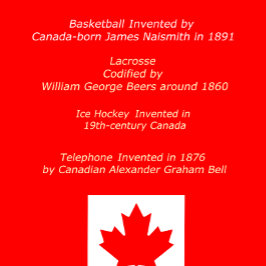 Inventado por camisetas canadienses