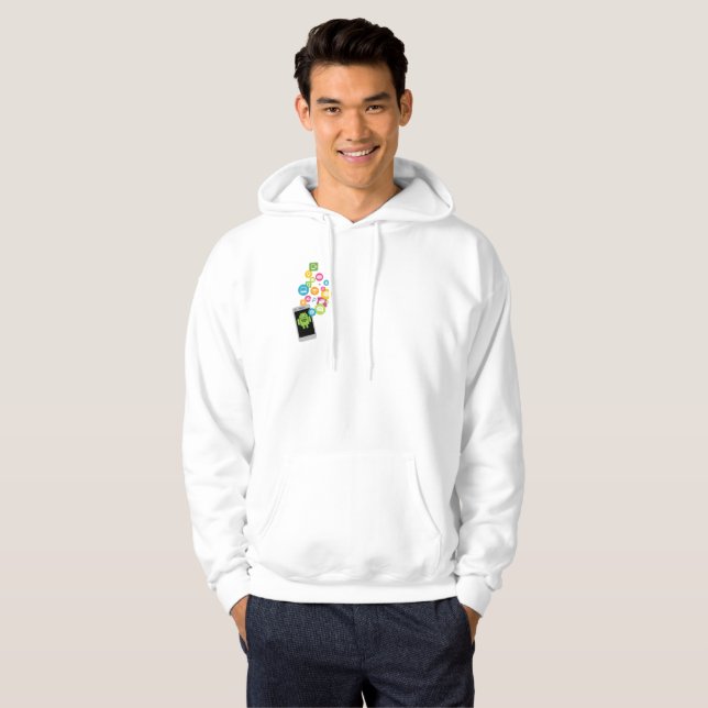 Inventor del App de la sudadera con capucha de los (Anverso completo)