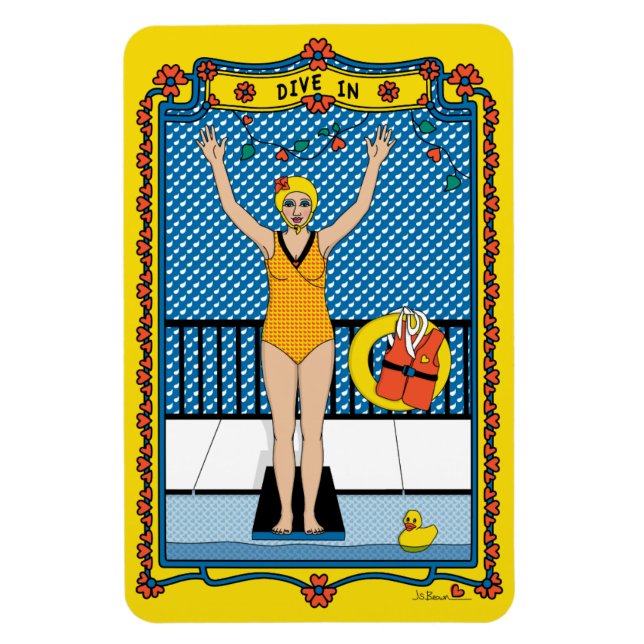 Invertir en el imán refrigerador In_B_4x6 (Vertical)