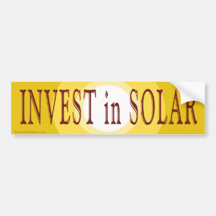 Invertir en pegatinas de parachoques solares