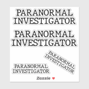 Investigador paranormal Fantasma Caza a pegatinas 