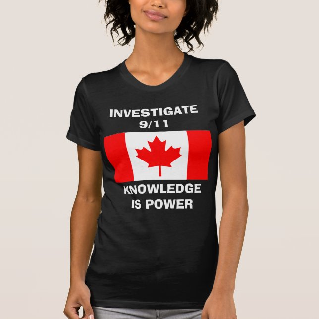 Investigue 9/11 - Camiseta básica de las señoras (Anverso)