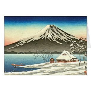Invierno 1890 del monte Fuji
