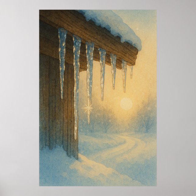 Invierno 5, luz cíclica, impresión estacional (Frente)