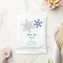 Invierno de invierno con copas de nieve de plata m