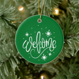 Invierno de los copos de nieve - Ornamento de Navi