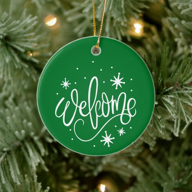 Invierno de los copos de nieve - Ornamento de Navi (Árbol)