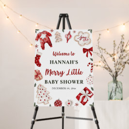 Invierno de navidades Bienvenidos a Baby Shower