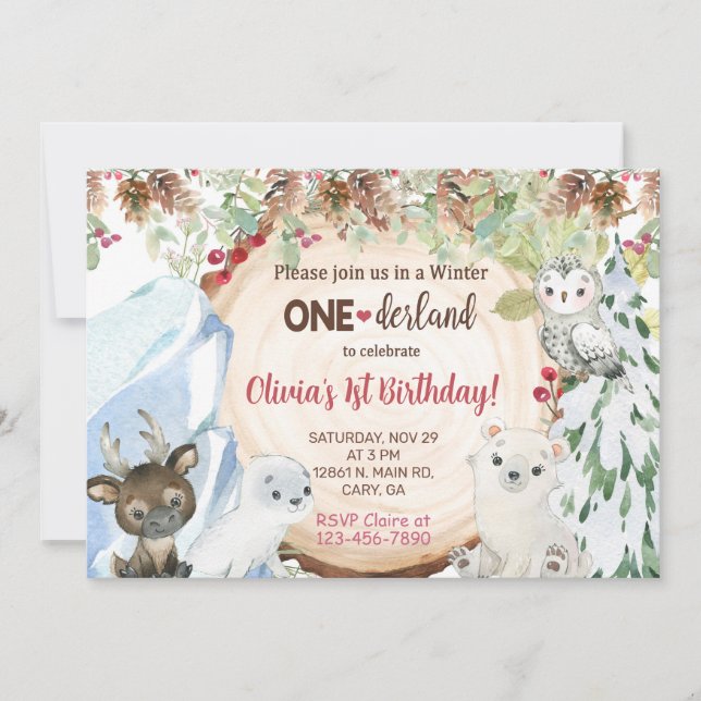 Invierno de Onederland 1, primera invitación de cu (Anverso)