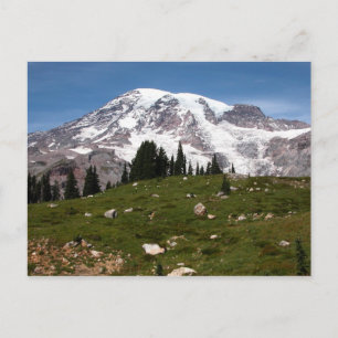 Invierno de postales de esquí de montaña