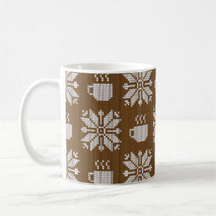 Invierno de punto: tazas de té decorativas