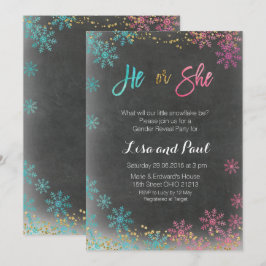 Invierno el género revela la invitación