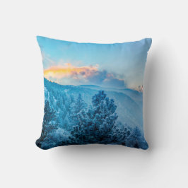 Invierno En El Cojín decorativo De Las Montañas