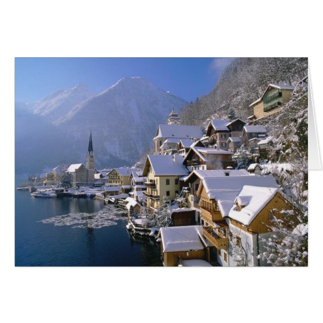 INVIERNO EN HALLSTATT, AUSTRIA (Anverso (Horizontal))