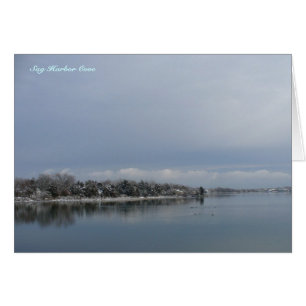 Invierno en la cala de Sag Harbour
