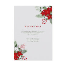 Invierno Gris Holiday Mason Jar Wedding Recepción