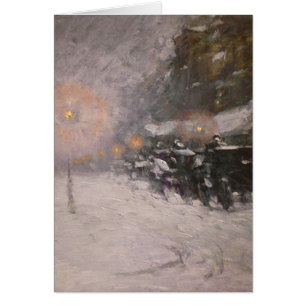 Invierno, medianoche - Childe Hassam