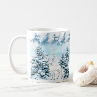 Invierno país de milagro taza