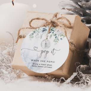 Invierno Pop it cuando ella golpea la etiqueta Fav