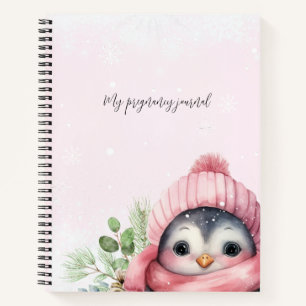 Invierno rosa Mi Penguin Diario de Embarazo