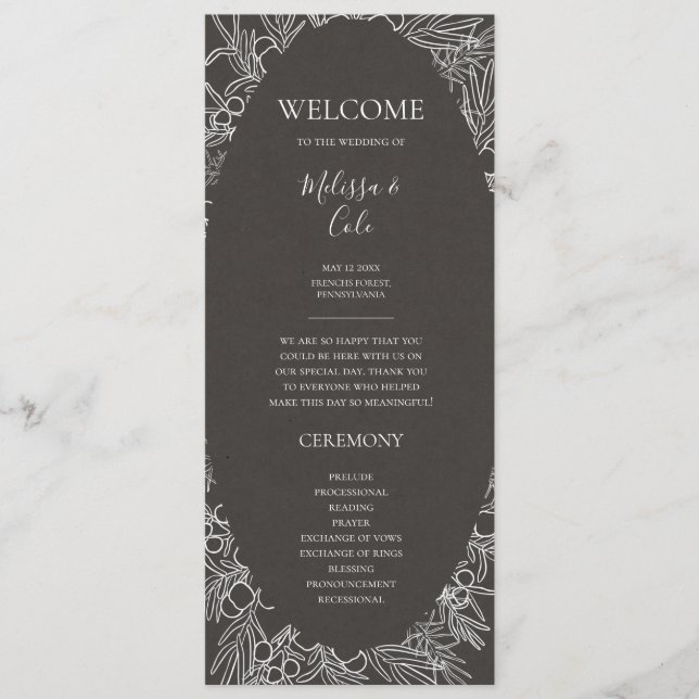 Invierno ruso | Programa de bodas de carbón vegeta (Anverso)