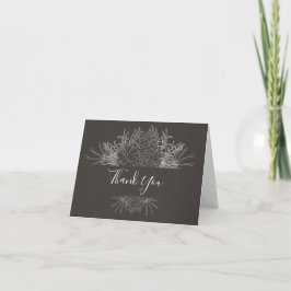 Invierno ruso | Tarjeta de agradecimiento plegada
