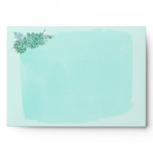 Invierno rústico verde que casa 5x7