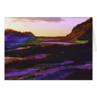 Invierno temprano de la puesta del sol