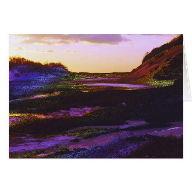 Invierno temprano de la puesta del sol (Anverso (Horizontal))