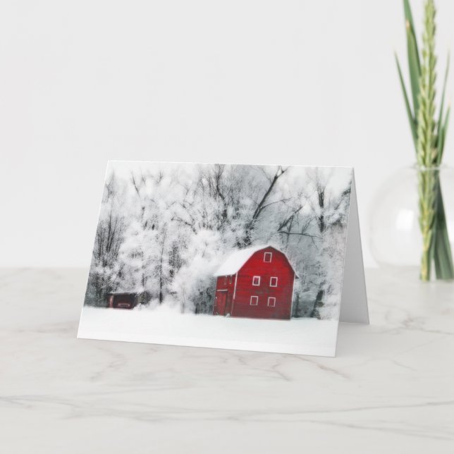 Inviernos de país, tarjetas de Navidad (Anverso)