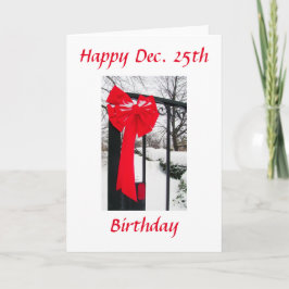 Inviernos del cumpleaños del navidad