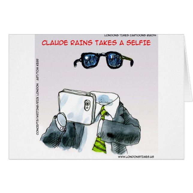 Invisible Selfie Funny (Anverso (Horizontal))