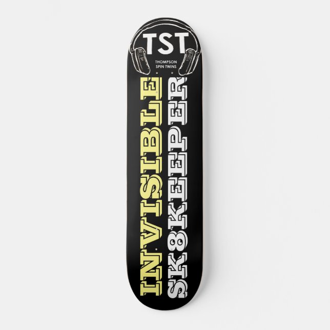 INVISIBLE SK8KEEPER Patineta (Anverso)