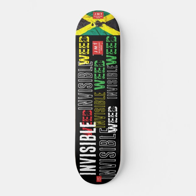 INVISIBLE WEED. JMT Skateboard (Anverso)